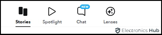 Access the story and other features on Snapchat PC-Snapchat from PC