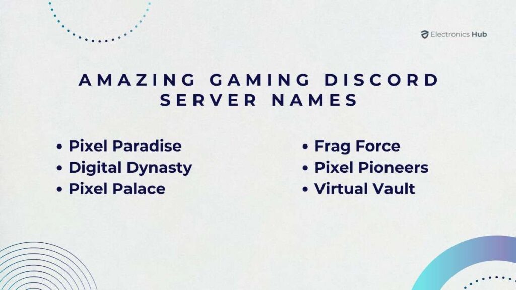 AmazingGamingDiscordservernames