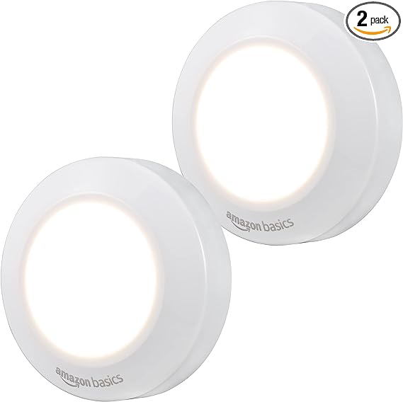 Amazon Basics 59437 Puck Lights