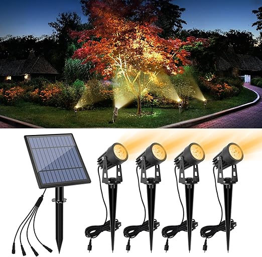 APONUO Solar Spotlights Landscape