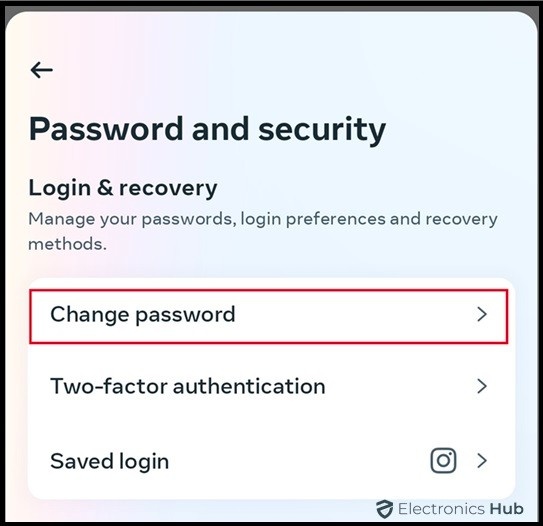 Change Password on Phone-change password for instagram