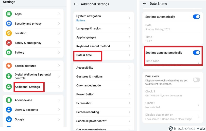 Change time & Date on Android - Rectify C14A code