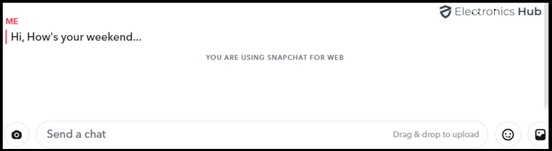 Chat with Your Friends PC-Snapchat in web browser