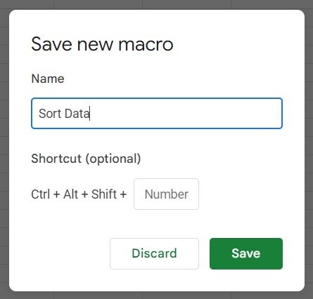 click Save-Googlesheet Autosort