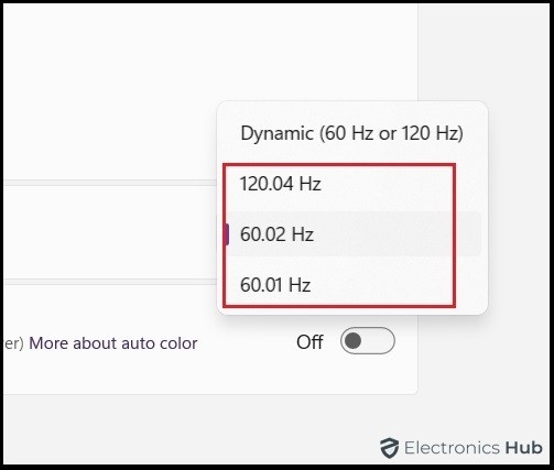 how to check hz of monitor