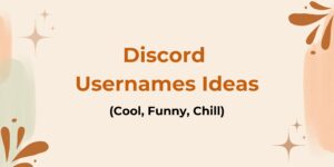 Discord Usernames Ideas