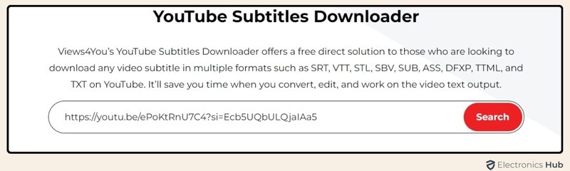 Download YouTube Subtitles Using Subtitle Downloader -youtube video subtitles downloader