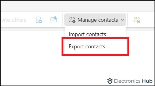 export contacts on web-export contacts from outlook