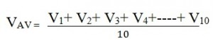 : Average voltage of an AC 