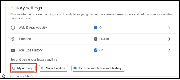 History settings-can youtubers see who liked their videos