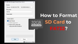 How to Format SD Card to FAT32