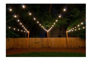 how to hang outdoor string lights