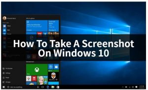 how to take a screenshot on windows 10