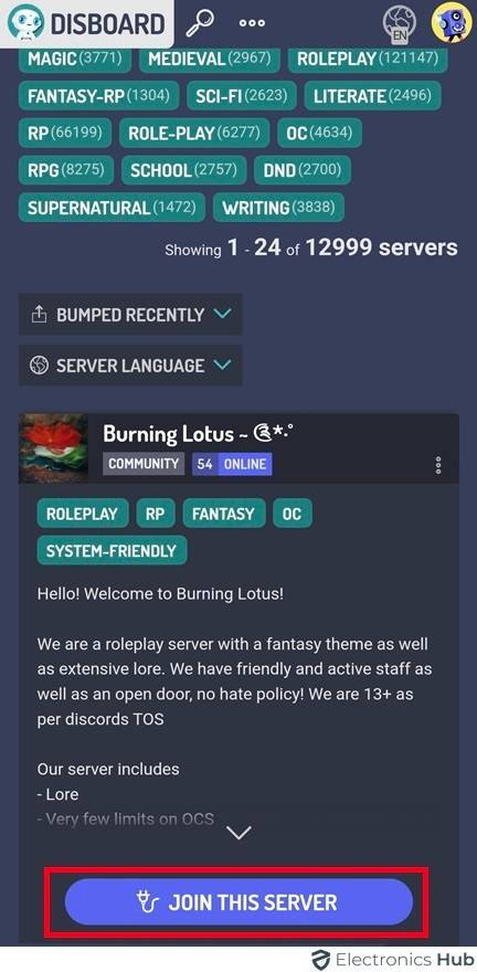 Join this server-discord servers search