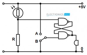 Light activated theft alarm