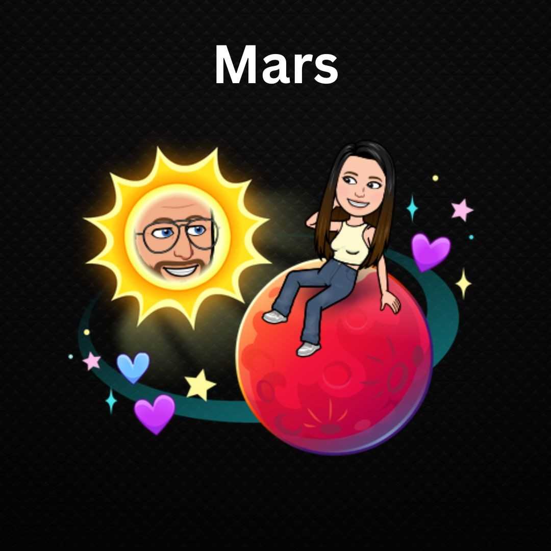 Mars-Snapchat Planets Solar System Order