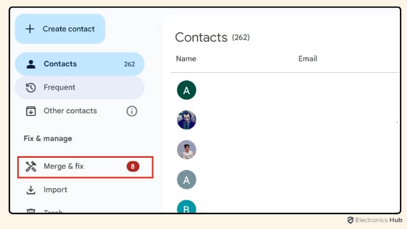 Merge & Fix - manage google contacts