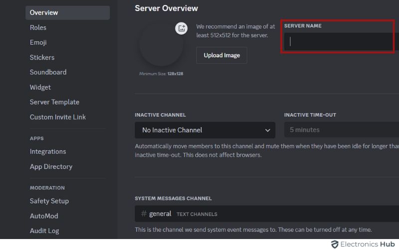 new server name - Discord server names