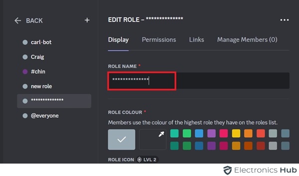 role name-assign roles discord