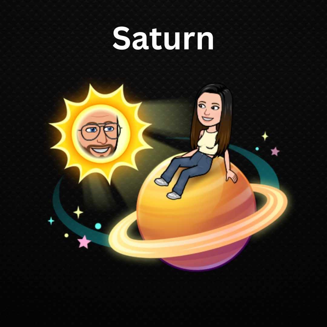 Saturn-Snapchat Planets Solar System Order