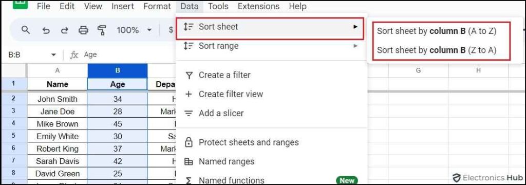 Sortsheet-googlesheetssortbynumber