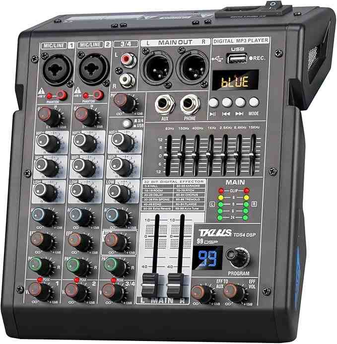 TKLBLSTDS-4DSP Professional Audio Mixer