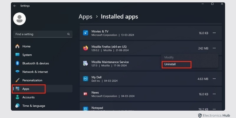 Uninstall Unused Apps-laptop freeze randomly