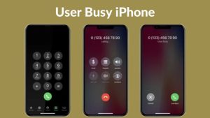 User Busy iPhones