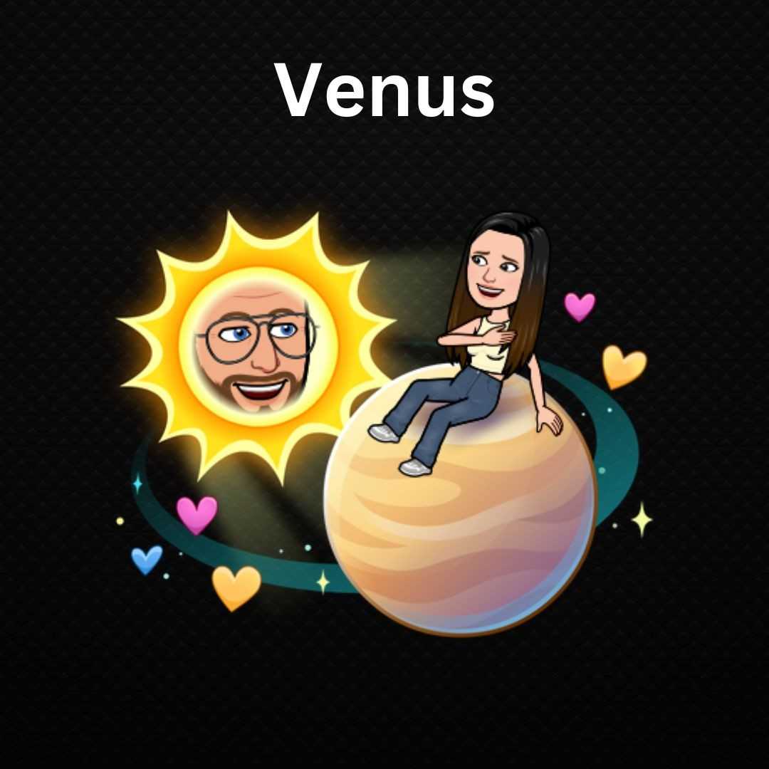 Venus-Snapchat Planets Solar System Order