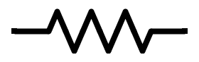 Figure 2: Resistor Symbol